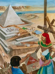 Bau der Pyramiden